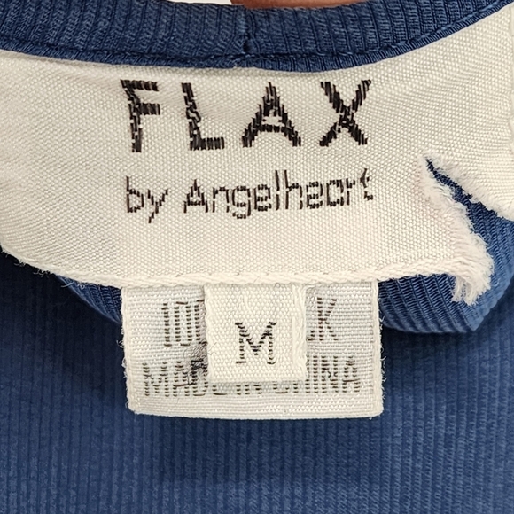 Flax by Angelheart Vintage Women's 100% Silk Sleeveless Jumpsuit - M - Picture 3 of 7